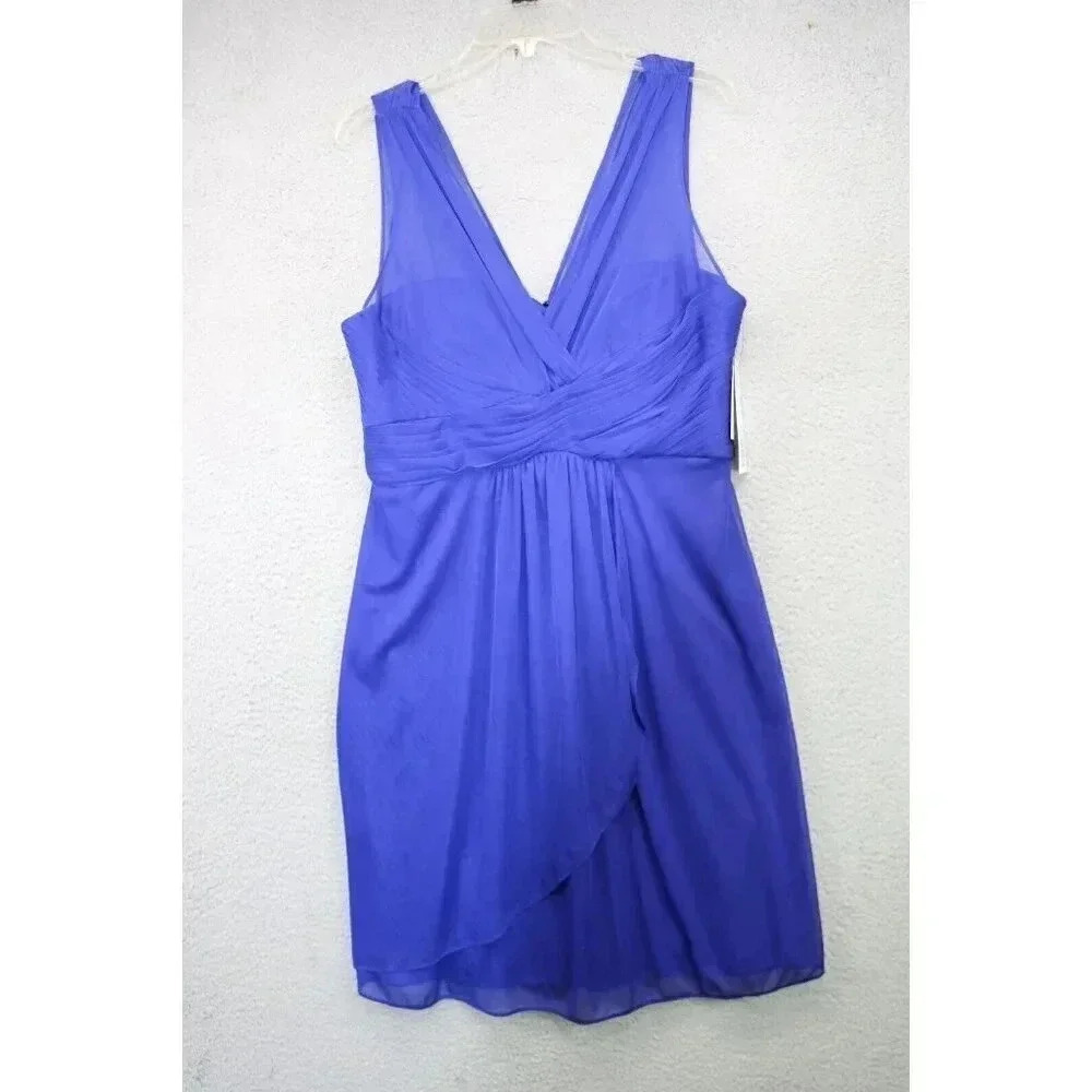 Scarlett Cobalt Occasion Chiffon Dress-Size 12-New w/Tags